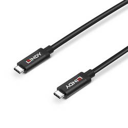 LINDY USB kabel USB 3.2 Gen2 USB-C ® zástrčka, USB-C ® zástrčka 3.00 m černá 43348