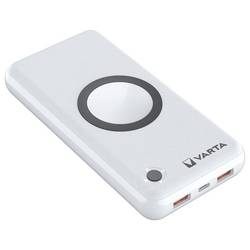 Varta 57909 powerbanka Li-Pol, 20000 mAh, Průchozí nabíjení, Quick Charge 3.0, Dodávka energie, Bezdrátové nabíjení Qi, USB-C® (s napájením), bílá, Indikátor