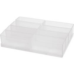 dílnu raaco A 9-2 vložka do kufříku na součástky (d x š x v) 220 x 160 x 47 mm přihrádek: 8 pevné rozčlenění Piece Obsah 1 ks