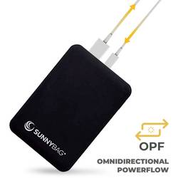 SunnyBag compact10000 powerbanka 10000 mAh Li-Ion černá Indikátor stavu