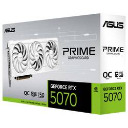 Asus grafická karta Nvidia GeForce RTX 5070 GeForce RTX 5070 12 GB GDDR7 RAM PCIe x16 HDMI™, DisplayPort přetaktovaná, Režim nulového ventilátoru , NVIDIA