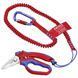 Knipex Zahnuté elektrikářské nůžky s vícesložkovými potahy, zesílenými skelnými vlákny, 160 mm 95 05 20 SB