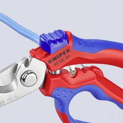 Knipex Zahnuté elektrikářské nůžky s vícesložkovými potahy, zesílenými skelnými vlákny, 160 mm 95 05 20 SB