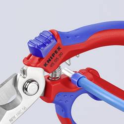 Knipex Zahnuté elektrikářské nůžky s vícesložkovými potahy, zesílenými skelnými vlákny, 160 mm 95 05 20 SB