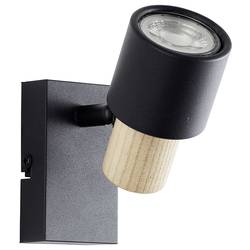 Brilliant Pini 10145/76 nástěnné světlo GU10 černá, dřevo