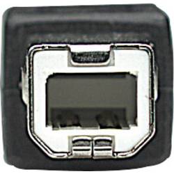 Manhattan USB kabel USB 2.0 USB-A zástrčka, USB-B zástrčka 0.50 m černá fóliové stínění, UL certifikace, pozlacené kontakty 374507