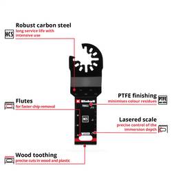 Einhell 708022 HCS Holz, 22mm HCS ponorný pilový list 22 mm 1 ks