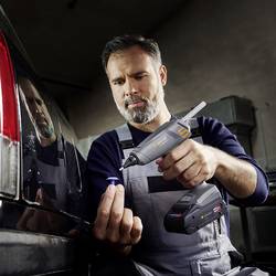 Steinel MOBILEGLUE 5011 A-SET FS-KF aku tavná lepicí pistole, akumulátor, vč. nabíječky, Ø 11 mm, 18 V, 1 ks, 110090736