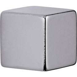 Maul neodymový magnet JAKOB MAUL - MAUL 6169396, Tafelmagnet, Nickel, Nickel, 15 mm, 15 mm, 15 mm (š x v x h) 15 x 15 x 15 mm krychle stříbrná 1 ks 6169396