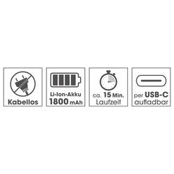 CleanMaxx 15093 akumulátorový vysavač 40 W bezsáčkový, vč. Akumulátoru