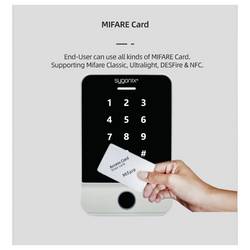 Sygonix SY-6888062 přístupový systém s čtečkou otisků prstů / RFID na omítku 12 V/DC, s podsvícenou klávesnicí