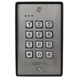 Sygonix SY-6888064 kódový zámek povrchová montáž 12 V DC/AC, 24 V DC/AC, IP65, s podsvícenou klávesnicí