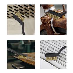 TOOLCRAFT drátěný kartáč nerezová ocel, Nylon, mosaz 170 mm 1 sada