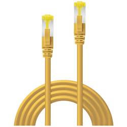 LINDY 47665 RJ45 USB kabel CAT 7 S/FTP 5.00 m žlutá bez halogenů 1 ks