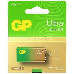 GP Ultra baterie 9 V alkalicko-manganová 9 V 1 ks