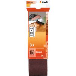 kwb 910715 brusný pás Zrnitost 150 (d x š) 303 mm x 40 mm 3 ks