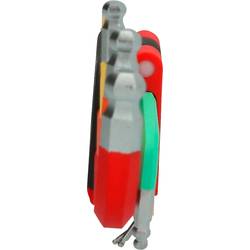 KS Tools 151.3222 inbus sada klíčů 1.5 mm, 2 mm, 2.5 mm, 3 mm, 4 mm, 5 mm, 6 mm, 8 mm, 10 mm 9dílná