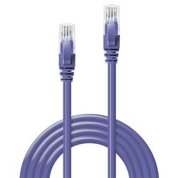 LINDY 48130 RJ45 síťové kabely, propojovací kabely CAT 6 U/UTP 30.00 m fialová 1 ks