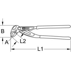 KS Tools 115.2012 NEW-46955 instalatérské SIKO kleště