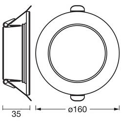 OSRAM HOMELIGHTING 4058075854352 stropní lampa, LED stropní reflektor bílá