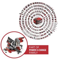 Einhell TE-SM 36/8 L Li-Solo Power X-Change akumulátorová kapovací a pokosová pila , bez nabíječky, bez akumulátoru, průměr listu 216 mm, uchycení 30 mm, 0 W