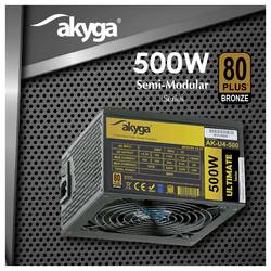 Akyga PC síťový zdroj 500 W ATX 80 PLUS® Bronze