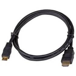 Akyga HDMI kabel Zástrčka HDMI-A, Zástrčka HDMI Mini-C 1 m černá AK-HD-10M 4K UHD HDMI kabel