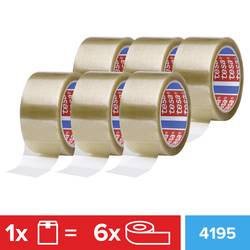 tesa tesapack PP 4195 04195-00000-04 balicí lepicí páska tesapack® 4195 transparentní (d x š) 66 m x 50 mm 6 ks