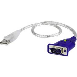 ATEN 2A-130G VGA EDID emulátor [1x VGA zástrčka - 1x D-SUB zástrčka 15pólová] transparentní 0.35 m