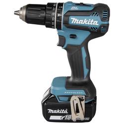 Makita DHP485RTJ aku příklepový šroubovák, 2cestný, vč. 2x aku, vč. nabíječky, kufřík, DHP485RTJ