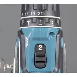 Makita DHP485RTJ aku příklepový šroubovák, 2cestný, vč. 2x aku, vč. nabíječky, kufřík, DHP485RTJ
