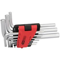 KS Tools 1514540 inbus sada klíčů 1/16 palec, 5/64 palec, 3/32 palec, 1/18 palec, 5/32 palec, 3/16 palec, 1/4 palec, 5/16 palec, 3/8 palec 9dílná