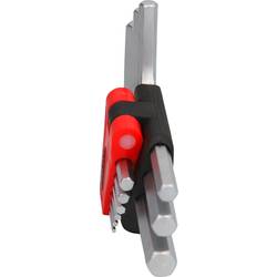 KS Tools 151.4540 inbus sada klíčů 1/16 palec, 5/64 palec, 3/32 palec, 1/18 palec, 5/32 palec, 3/16 palec, 1/4 palec, 5/16 palec, 3/8 palec 9dílná