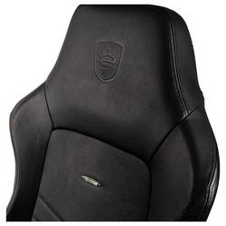 Noblechairs noblechairs HERO Echtleder Gaming Stuhl - schwarz/schwarz herní židle černá