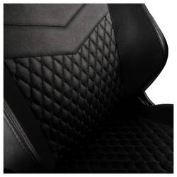 Noblechairs noblechairs HERO Echtleder Gaming Stuhl - schwarz/schwarz herní židle černá