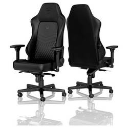 Noblechairs noblechairs HERO Echtleder Gaming Stuhl - schwarz/schwarz herní židle černá