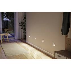 Paulmann 79999 Tsaro eckig 80x36mm Nástěnné vestavné svítidlo, LED, 1 W, bílá (matná)