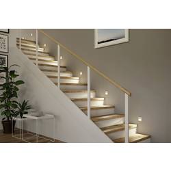Paulmann 79999 Tsaro eckig 80x36mm Nástěnné vestavné svítidlo, LED, 1 W, bílá (matná)