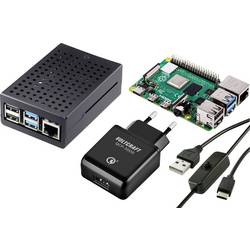 TRU COMPONENTS Pure Set Raspberry Pi® 4 B 1 GB 4 x 1.5 GHz vč. napájecího zdroje, vč. pouzdra