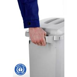 Durable DURABIN ECO 1800503050 odpadkový koš, 60 l, plast, (d x š x v) 282 x 590 x 600 mm, šedá, 1 ks