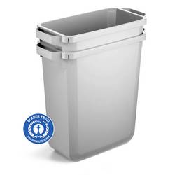 Durable DURABIN ECO 1800503050 odpadkový koš, 60 l, plast, (d x š x v) 282 x 590 x 600 mm, šedá, 1 ks