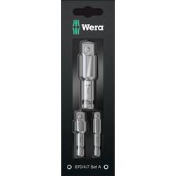 Wera 870/4/7 Set A 05073200001 sada spojovacích nástavců 6.3 mm 1/4 palec Pohon (šroubovák) 1/4 (6,3 mm) 1 sada