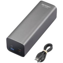 VOLTCRAFT VC-C909 powerbanka 27000 mAh Dodávka energie 3,1 Li-Ion;černostříbrnáIndikátor stavu