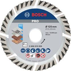 Bosch Accessories 2608615059 Standard for Universal Speed diamantový řezný kotouč Průměr 125 mm Ø otvoru 22.23 mm 1 ks