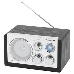 Denver TR-63B 111101000700 stolní rádio, AM, FM, AUX, černá