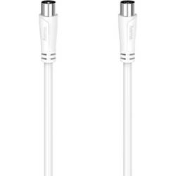 Hama antény, SAT kabel [1x koaxiální zástrčka - 1x koaxiální zásuvka] 20 m bílá