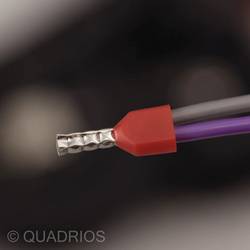 Quadrios 22C435 dutinka 1 mm² částečná izolace červená 1 sada Package