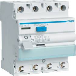 Hager CDS463D CDS463D ochranný proudový spínač A 4pólový 0.03 A