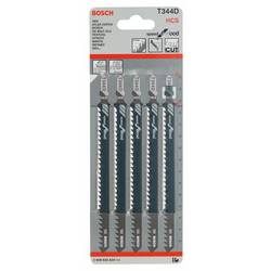 Bosch Accessories 2608633A34 Pilový plátek do kmitací pily T 344 D - Speed for Wood 5 ks