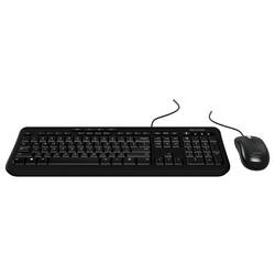 Incase Wired Desktop 600 (Tastatur & Maus) kabelový sada klávesnice a myše Tiché klávesy německá, QWERTZ černá